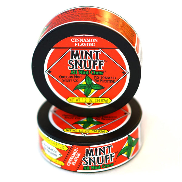 Cinnamon Flavor Mint Snuff Non-Tobacco CHEW