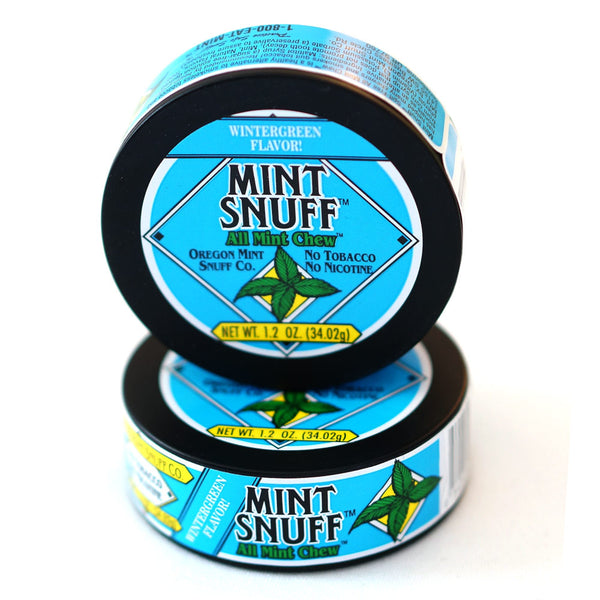 SAMPLE - Wintergreen Flavor Mint Snuff Non-Tobacco CHEW